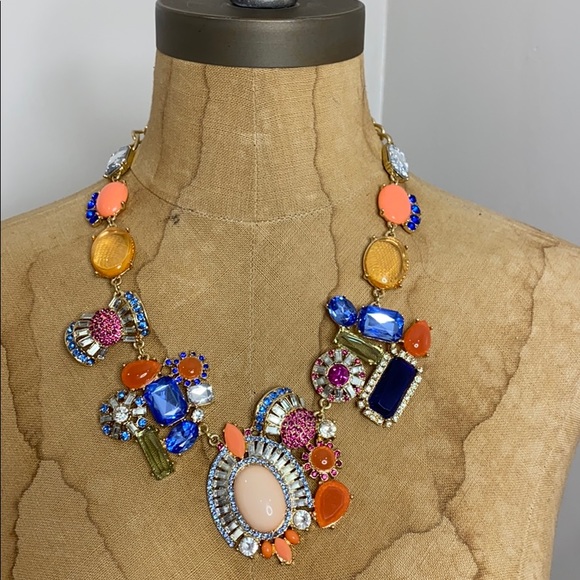 Rhinestones of color Necklace - Picture 2 of 6